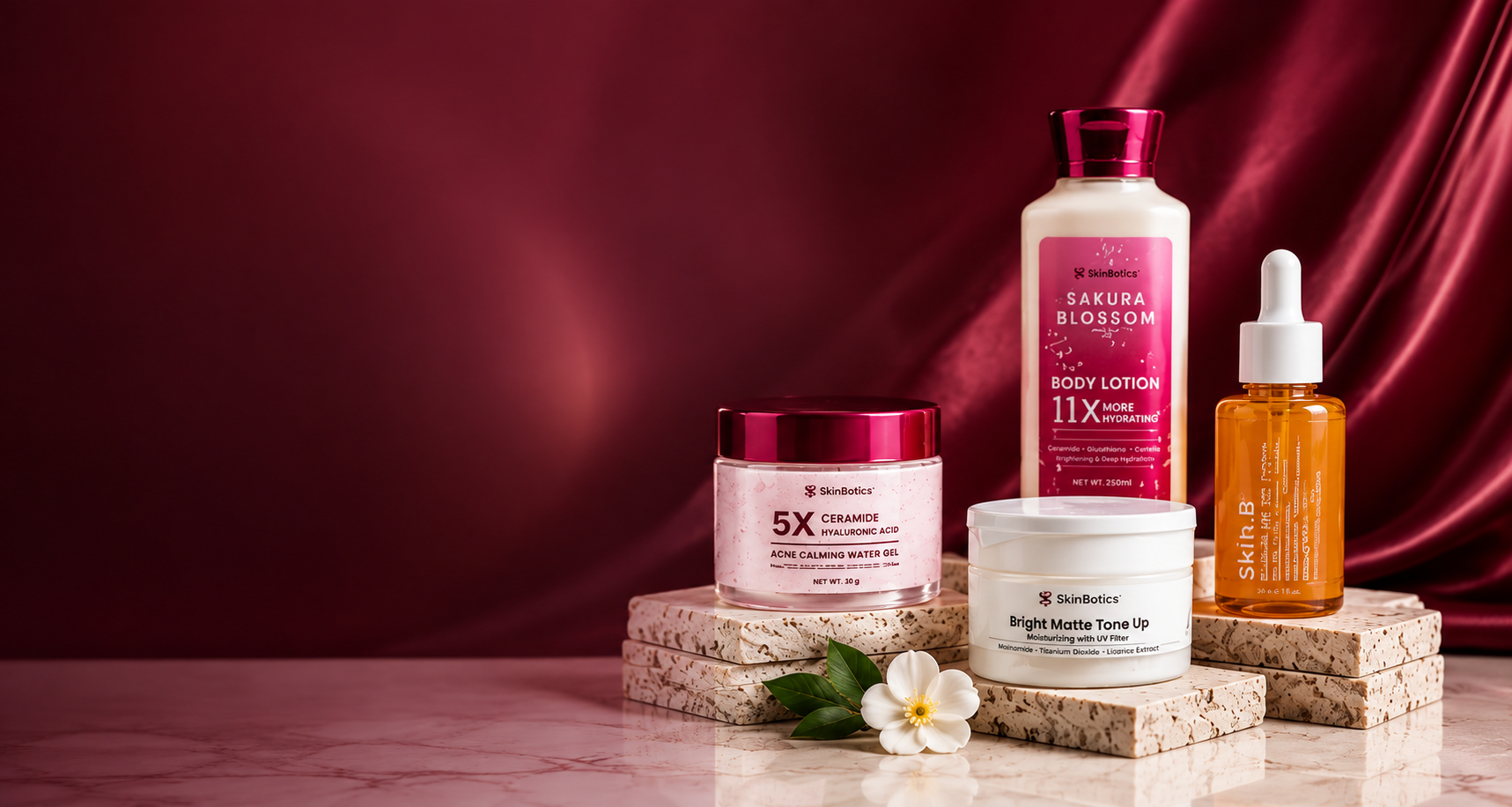Koleksi produk perawatan SKIN.B